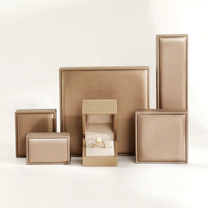 Green PU Leather Jewelry Storage Box - Rings Earrings Bracelets
