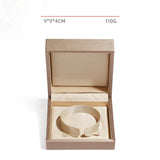 Green PU Leather Jewelry Storage Box - Rings Earrings Bracelets