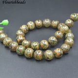 Natural Agate Tibetan Dzi Beads Loose Beads DIY Bracelet Necklace Charms