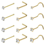 Stainless Steel Sexy Cubic Zircon Nose Stud Nose Ring