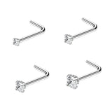Stainless Steel Sexy Cubic Zircon Nose Stud Nose Ring