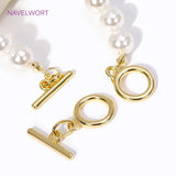 18K Plated Metal O Toggle Clasps DIY Jewelry Making Supplies