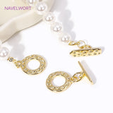 18K Plated Metal O Toggle Clasps DIY Jewelry Making Supplies
