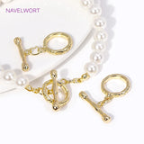 18K Plated Metal O Toggle Clasps DIY Jewelry Making Supplies