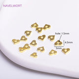 18K Plated Spacer Beads 12mm Mother of Pearl for DIY Jewelry