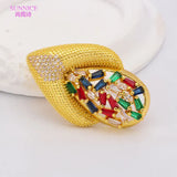 Zirconia Earrings 18K Plated High Jewelry Clip On Earrings
