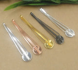 12mm Multi-color Hairpins Hair Clips DIY Crafts Women's Bride Clips Making