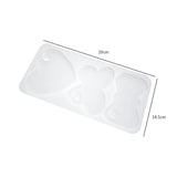 Multi-color Makeup Tray Silicone Mold DIY Hand-held Palette