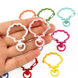 Multi-color Alloy DIY Jewelry Making Findings Plastic Lobster Clasp Hooks