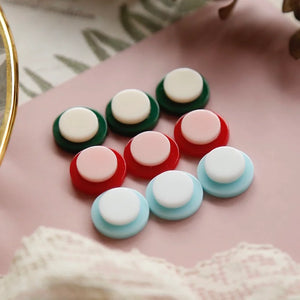 Multi-color Resin Slices for DIY Earrings
