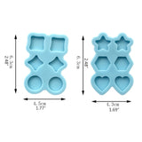 Diamond Ear Studs Epoxy Resin Mold Jewelry Pendant Silicone Mould