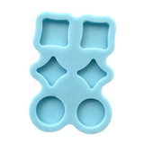 Diamond Ear Studs Epoxy Resin Mold Jewelry Pendant Silicone Mould