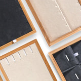 Bamboo Jewelry Display Stand Tray