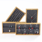 Bamboo Jewelry Display Stand Tray