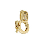 Micro Pave CZ Clasp Hooks for Pendant Necklace Charm Bracelet DIY