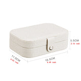 Multi-function Earrings Storage Box Necklace Rings Pendant Organizer