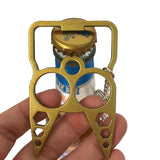 Keychain Bottle Opener Screwdriver Self-Protection Keychain