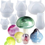 Multi-Function Mushroom Storage Boxes Display Epoxy Resin Molds
