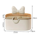 Desktop Organizer Jewelry Display Case Hair Accessories Storage Box