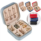 Flannel Earrings Ring Holder Jewelry Box Gift Case Display Box