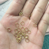 Small Lobster Jump Rings - Assorted Colors with Extention Chain