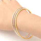 Multi-layer Bracelet For Women Romantic Wave Bangle H5234