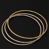 Multi-layer Bracelet For Women Romantic Wave Bangle H5234