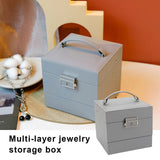 Multi-layer Bracelet Necklace Storage Box Organizer Drawer Watch Jewelry