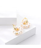 925 Sterling Silver Pearl Earrings for Women