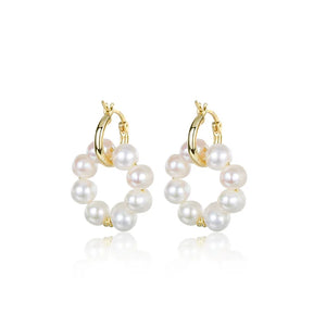 925 Sterling Silver Pearl Earrings for Women
