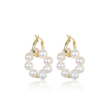 925 Sterling Silver Pearl Earrings for Women