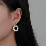 925 Sterling Silver Pearl Earrings for Women