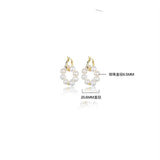 925 Sterling Silver Pearl Earrings for Women