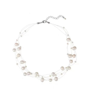 Layered Pearl Necklace for Women DIY Jewelry