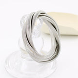 Multi-layer Elastic Bracelet Stainless Steel Bangle