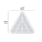 Triangle Platter Epoxy Resin Mold Fruit Nut Storage Tray Silicone Mould