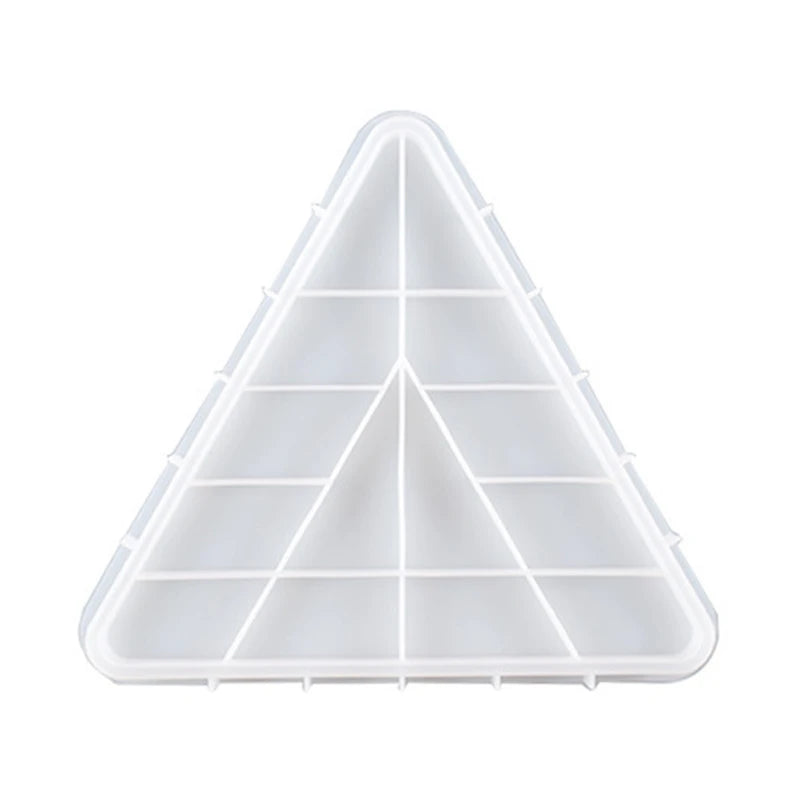 Triangle Platter Epoxy Resin Mold Fruit Nut Storage Tray Silicone Mould