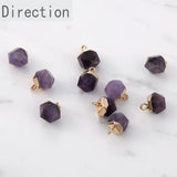 Square Jade Pendant DIY Earring Necklace Bracelet Material