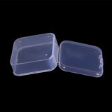 Clear Plastic Jewelry Storage Case Container, Multi-size Boxes Square