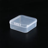Clear Plastic Jewelry Storage Case Container, Multi-size Boxes Square