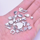 Stainless Steel Snowman Pendant for Jewelry Making