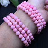 Pink Shell Beads Bracelet Gift For Her