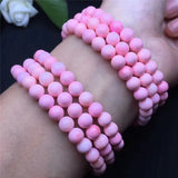 Pink Shell Beads Bracelet Gift For Her