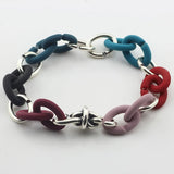 925 Silver Charms Beads Silicone Rubber Ring for European Bracelet