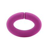 925 Silver Charms Beads Silicone Rubber Ring for European Bracelet