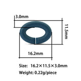 925 Silver Charms Beads Silicone Rubber Ring for European Bracelet