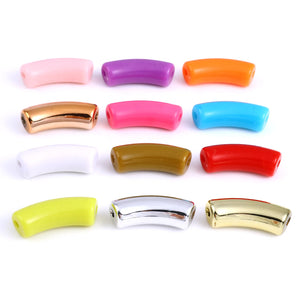 Multicolor Acrylic Beads DIY Making Necklace Loose Beads For Women 20PCs