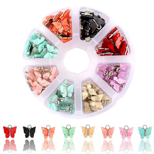 Acrylic Butterfly Jewelry Set DIY Earrings Necklaces Bracelets