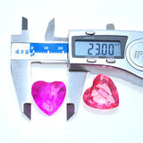 155pcs Acrylic Crystal Love Heart Necklace Pendants Multicolor Charms