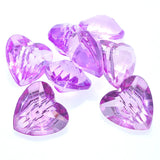 155pcs Acrylic Crystal Love Heart Necklace Pendants Multicolor Charms